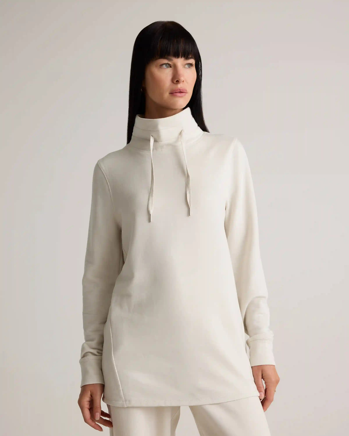 SuperSoft Fleece Mock Neck Pullover