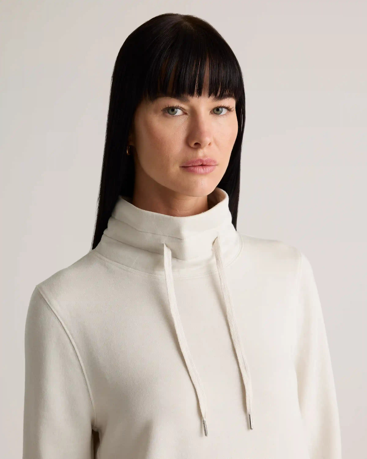 SuperSoft Fleece Mock Neck Pullover