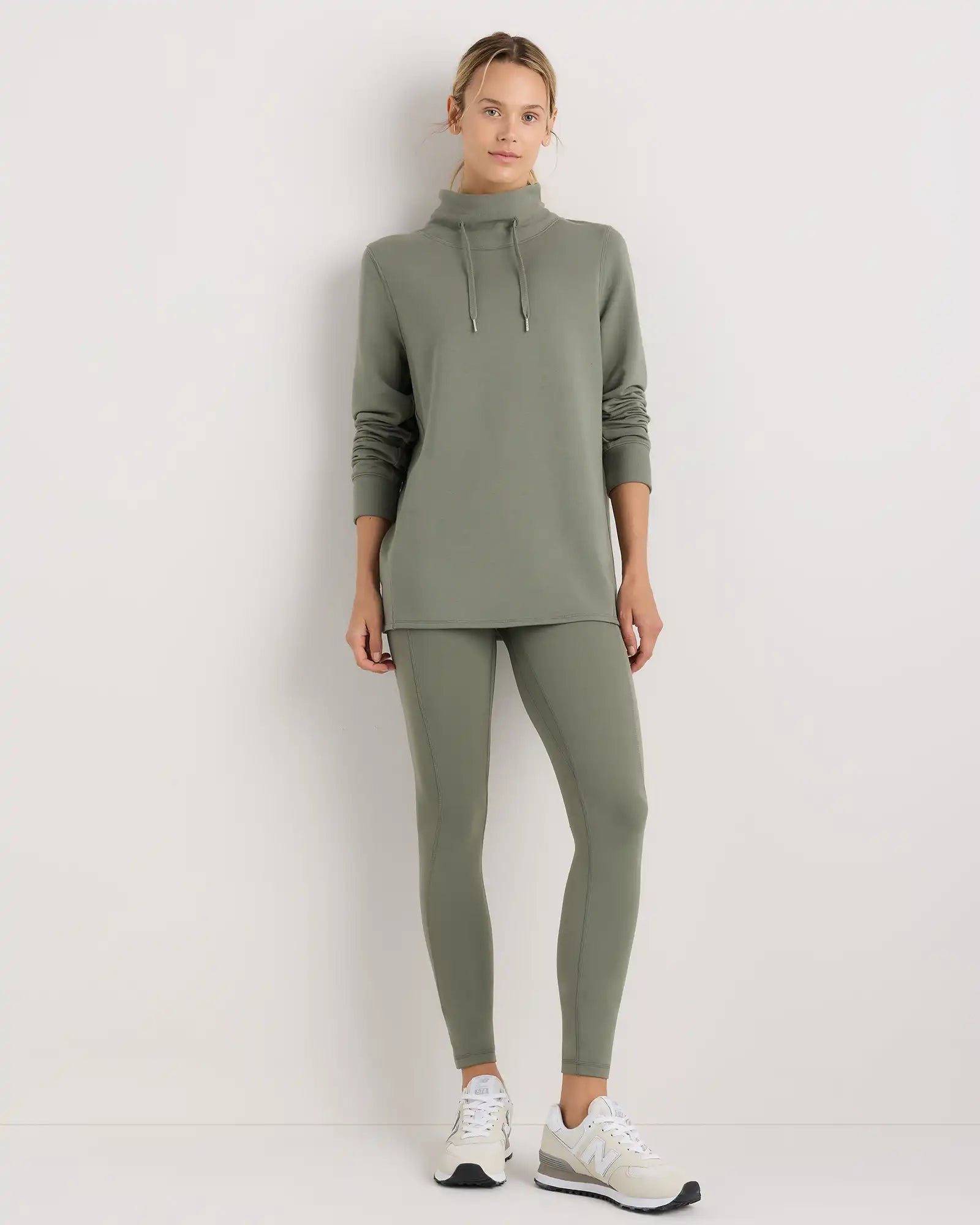 SuperSoft Fleece Mock Neck Pullover
