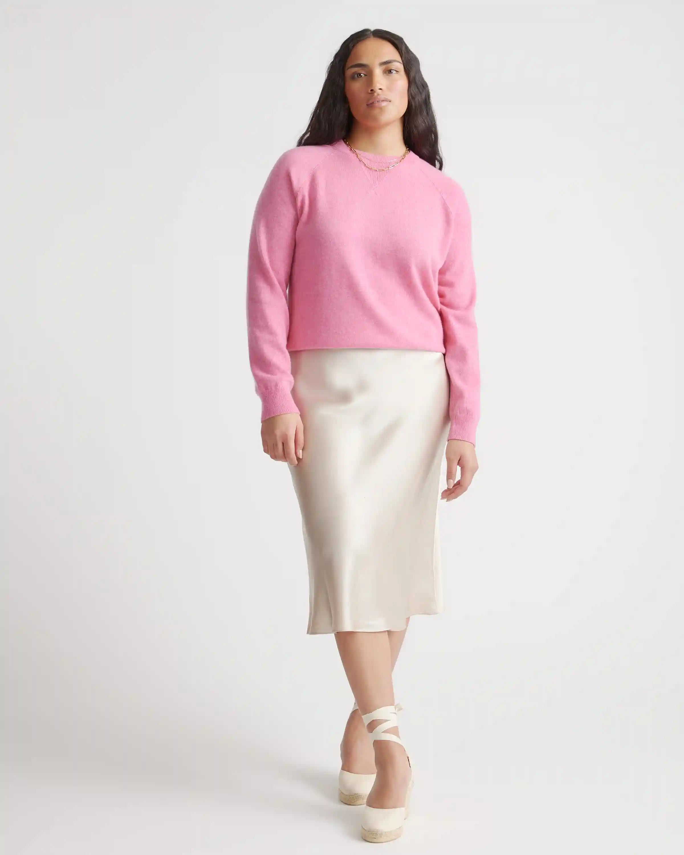 Mongolian Shrunken Cashmere Sweatshirt