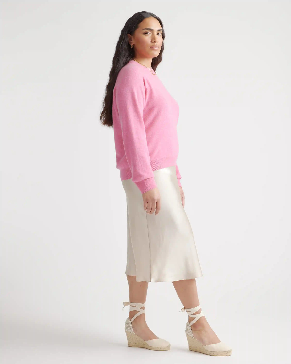 Mongolian Shrunken Cashmere Sweatshirt