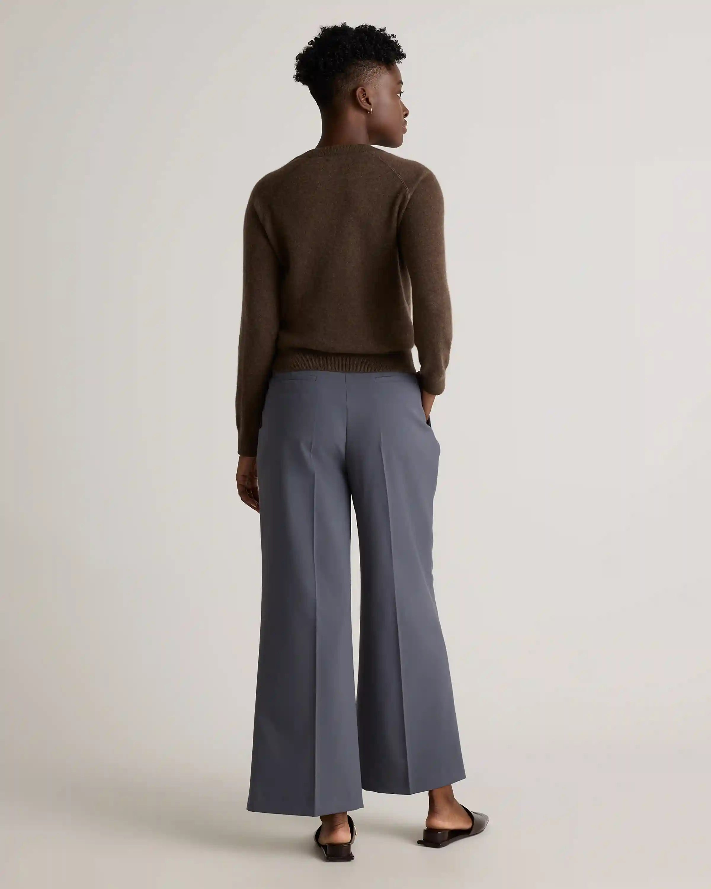 Mongolian Shrunken Cashmere Sweatshirt