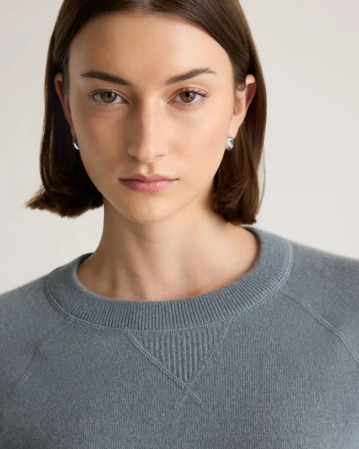 Mongolian Shrunken Cashmere Sweatshirt