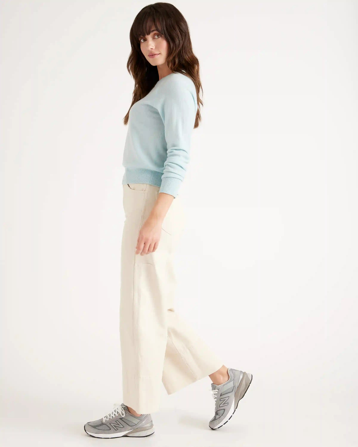 Mongolian Shrunken Cashmere Sweatshirt