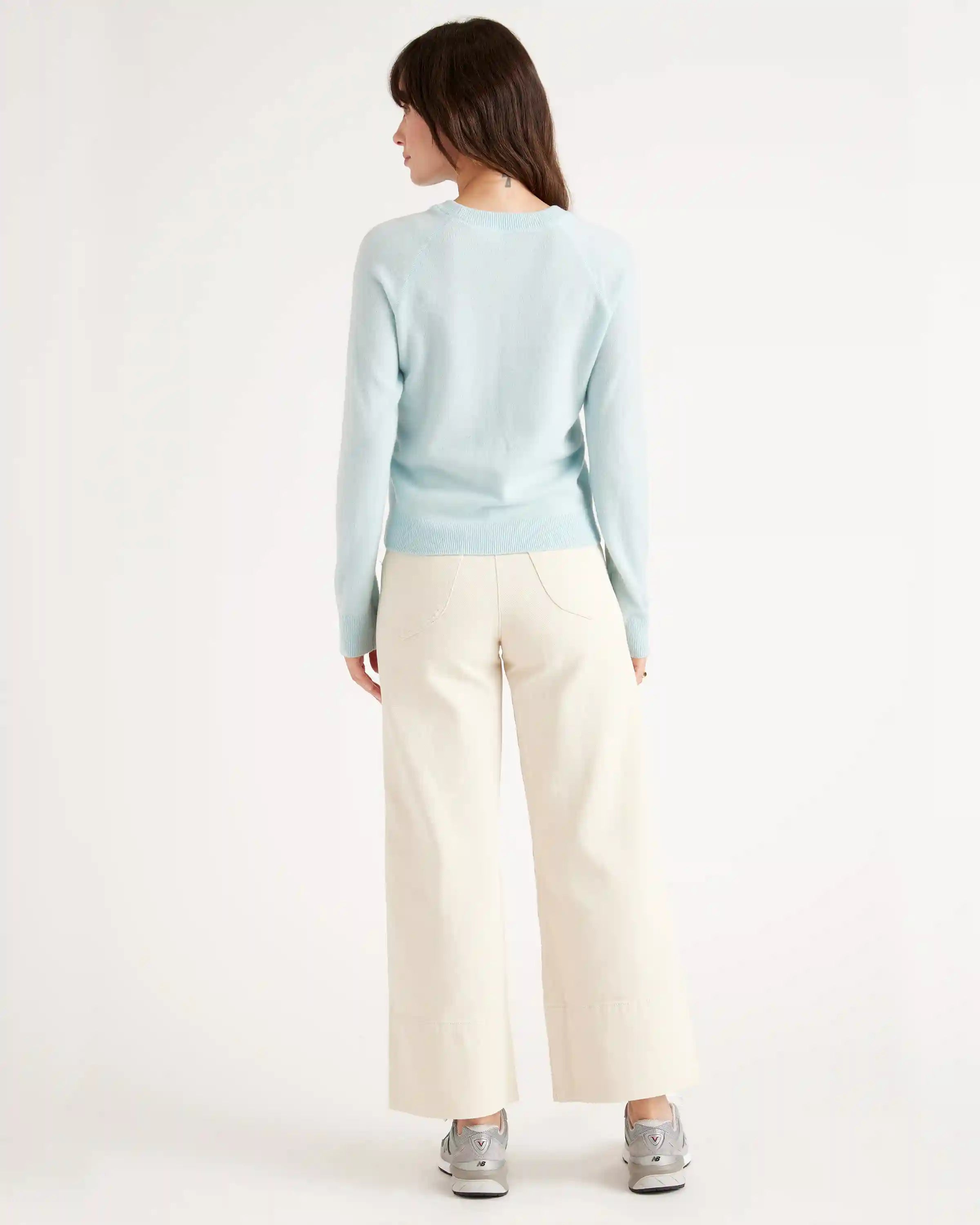Mongolian Shrunken Cashmere Sweatshirt