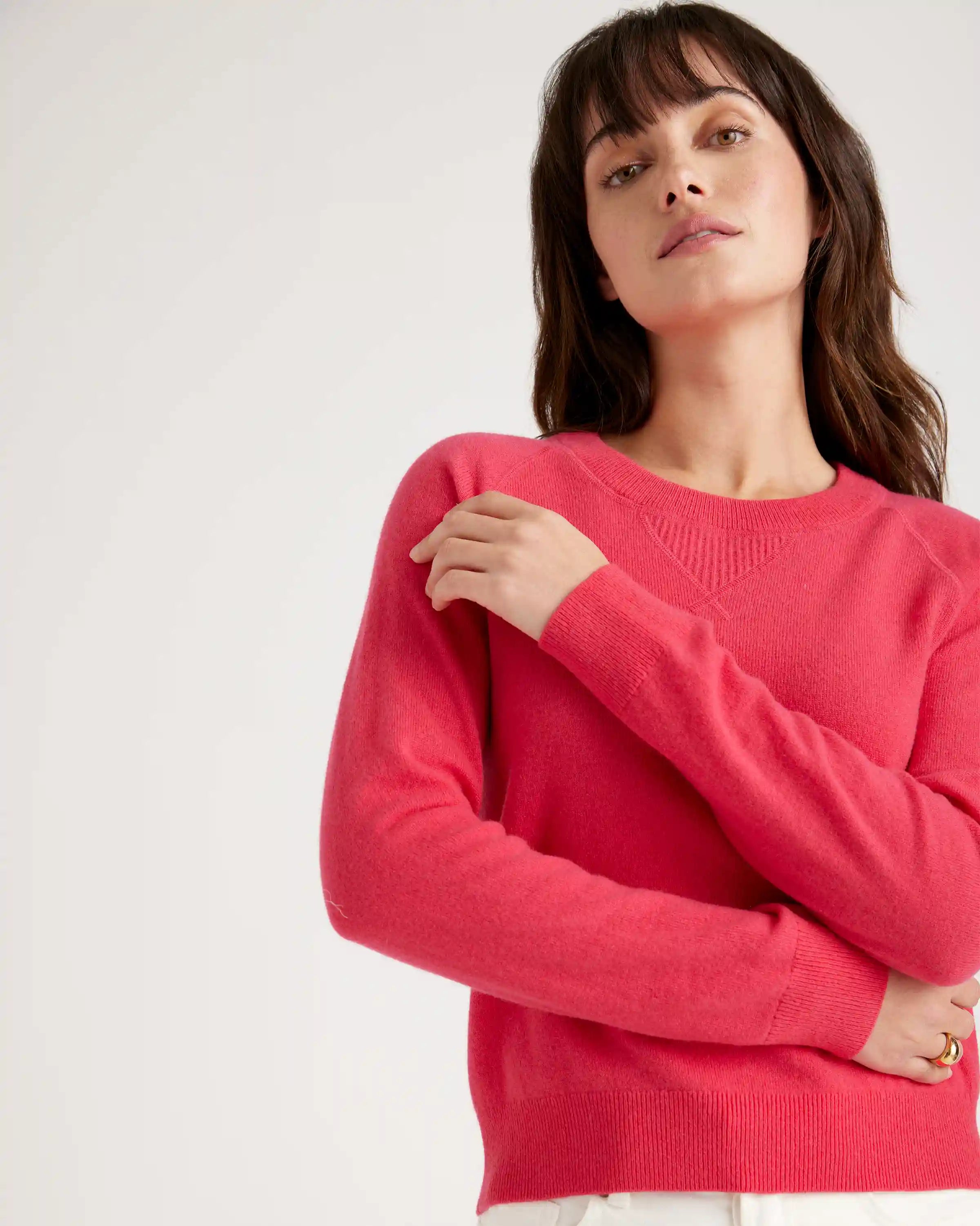 Mongolian Shrunken Cashmere Sweatshirt