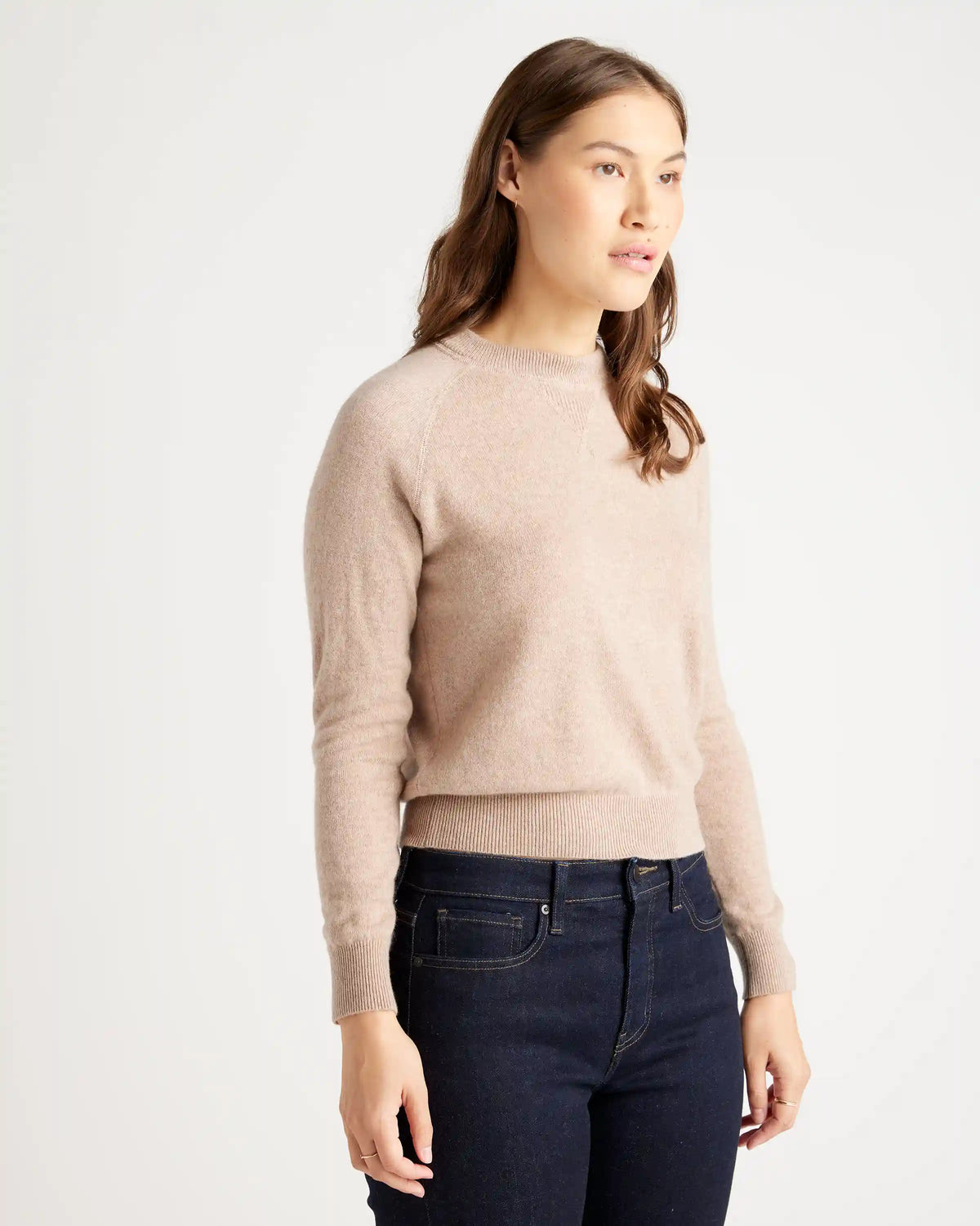 Mongolian Shrunken Cashmere Sweatshirt