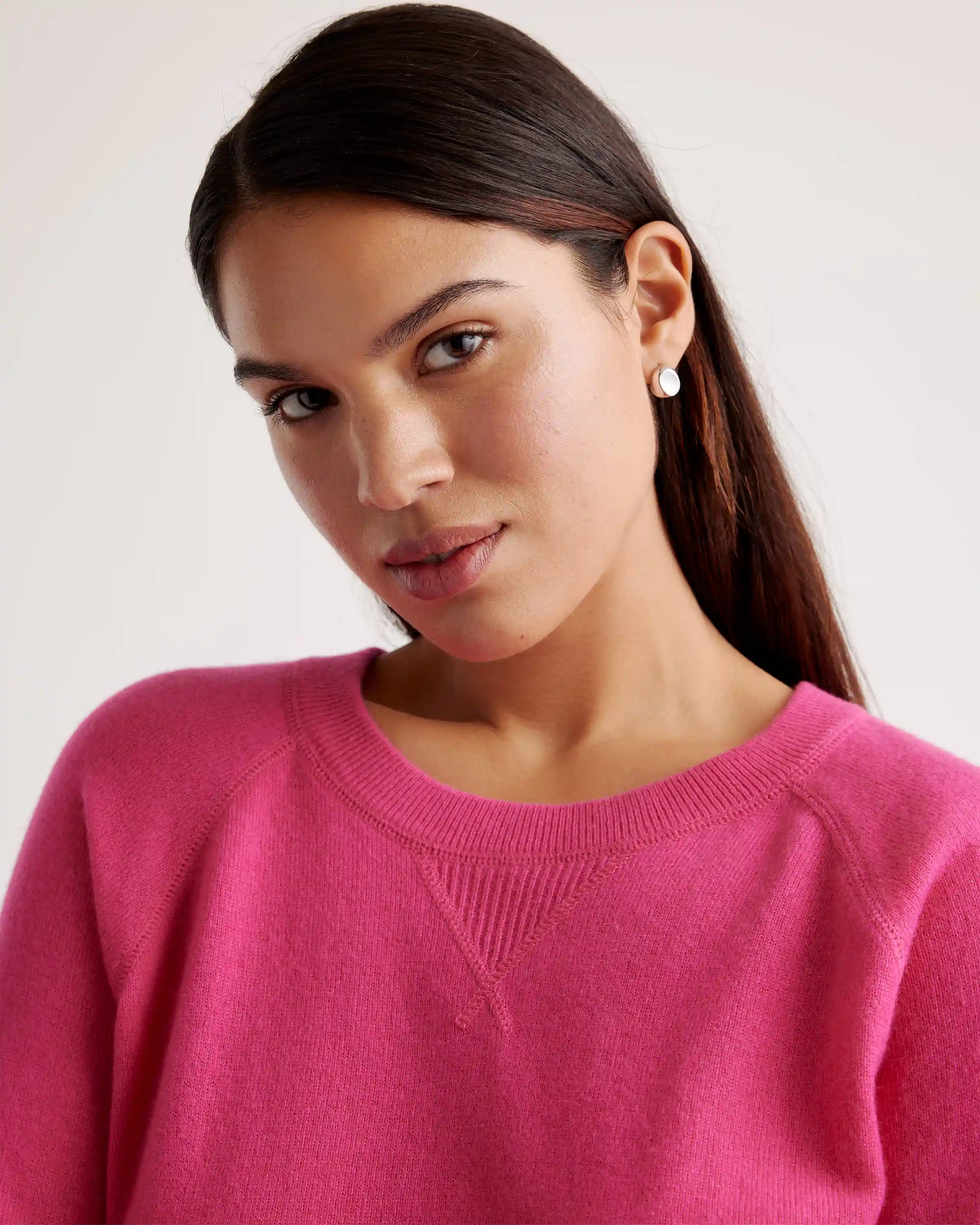 Mongolian Shrunken Cashmere Sweatshirt