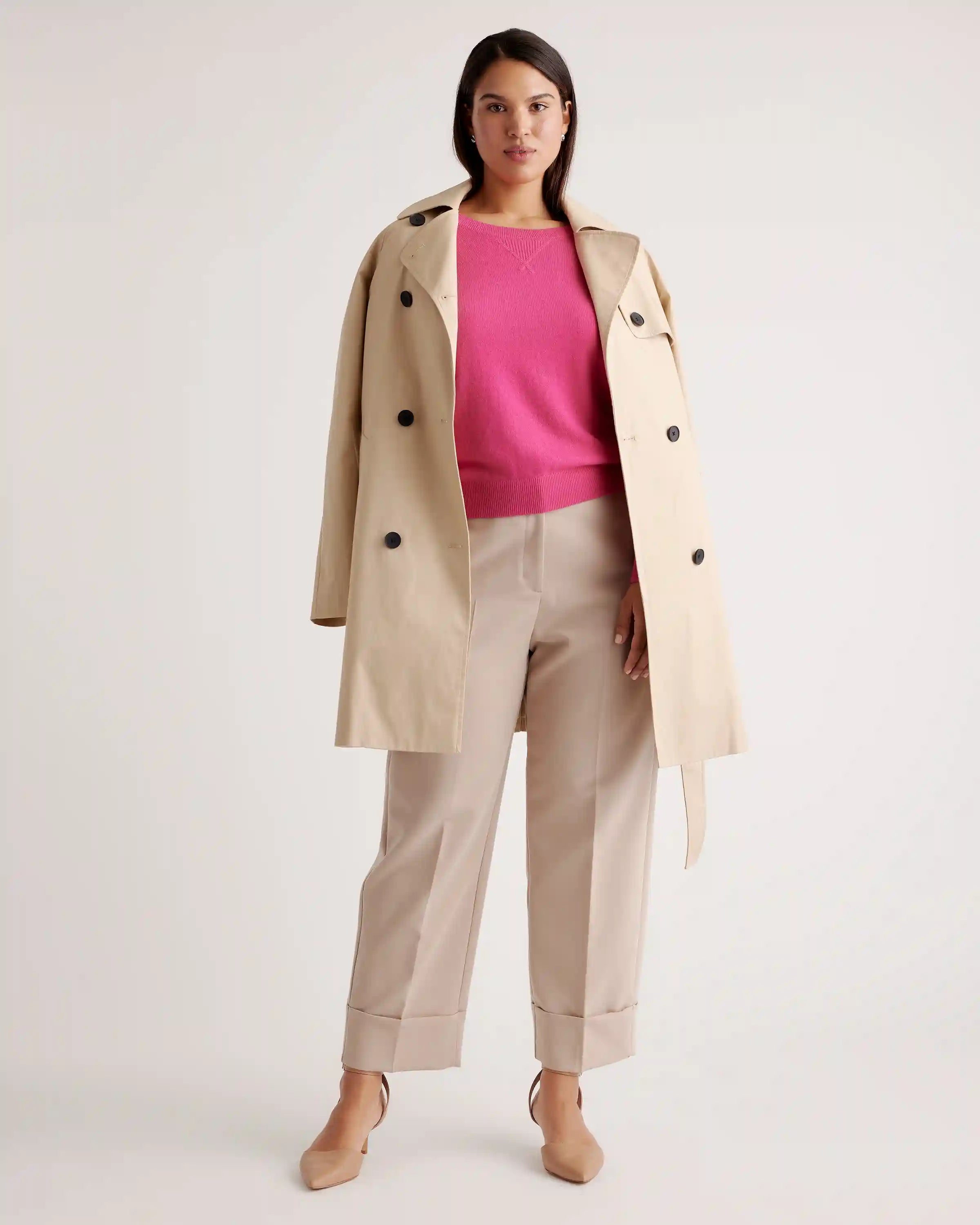 Mongolian Shrunken Cashmere Sweatshirt