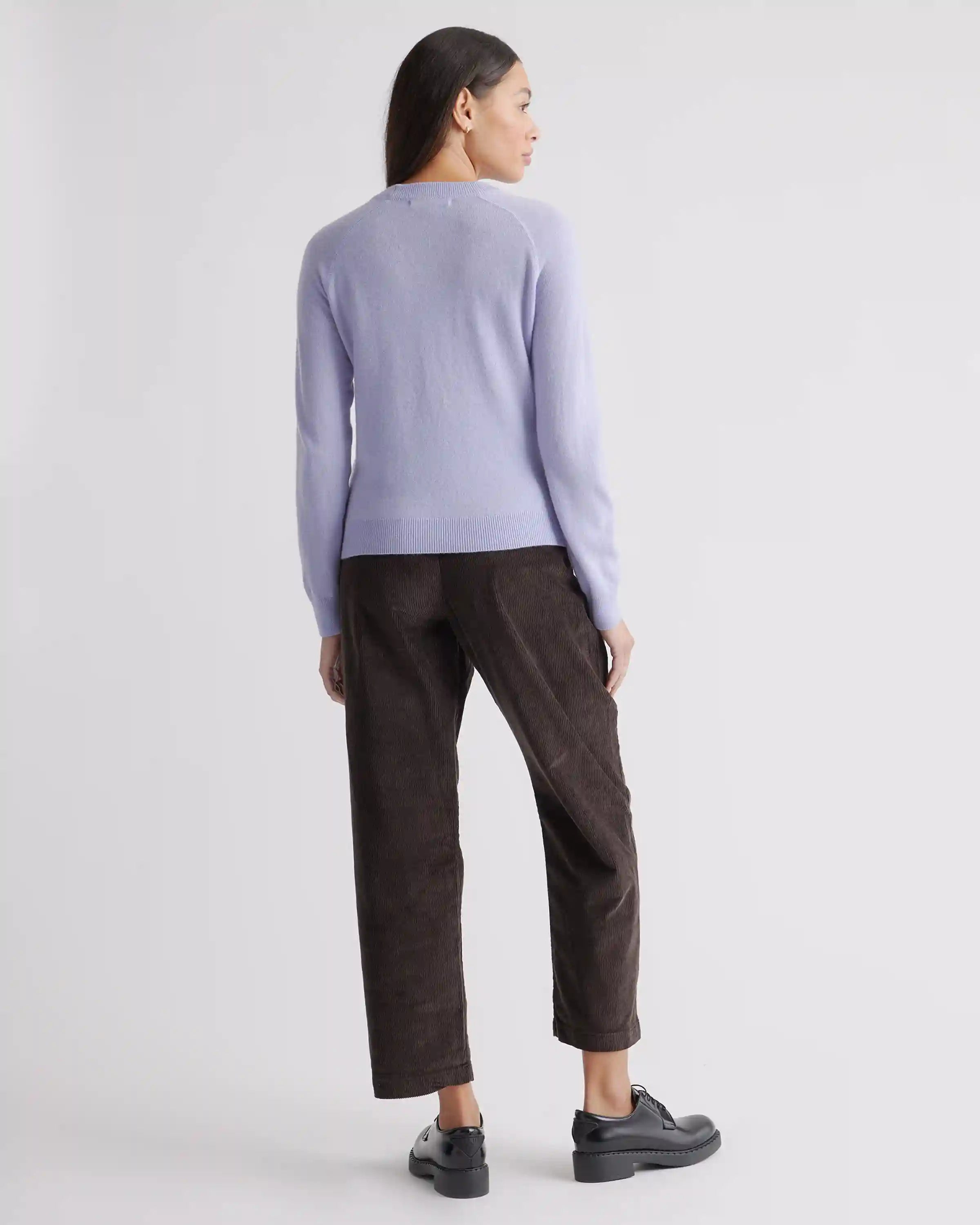 Mongolian Shrunken Cashmere Sweatshirt