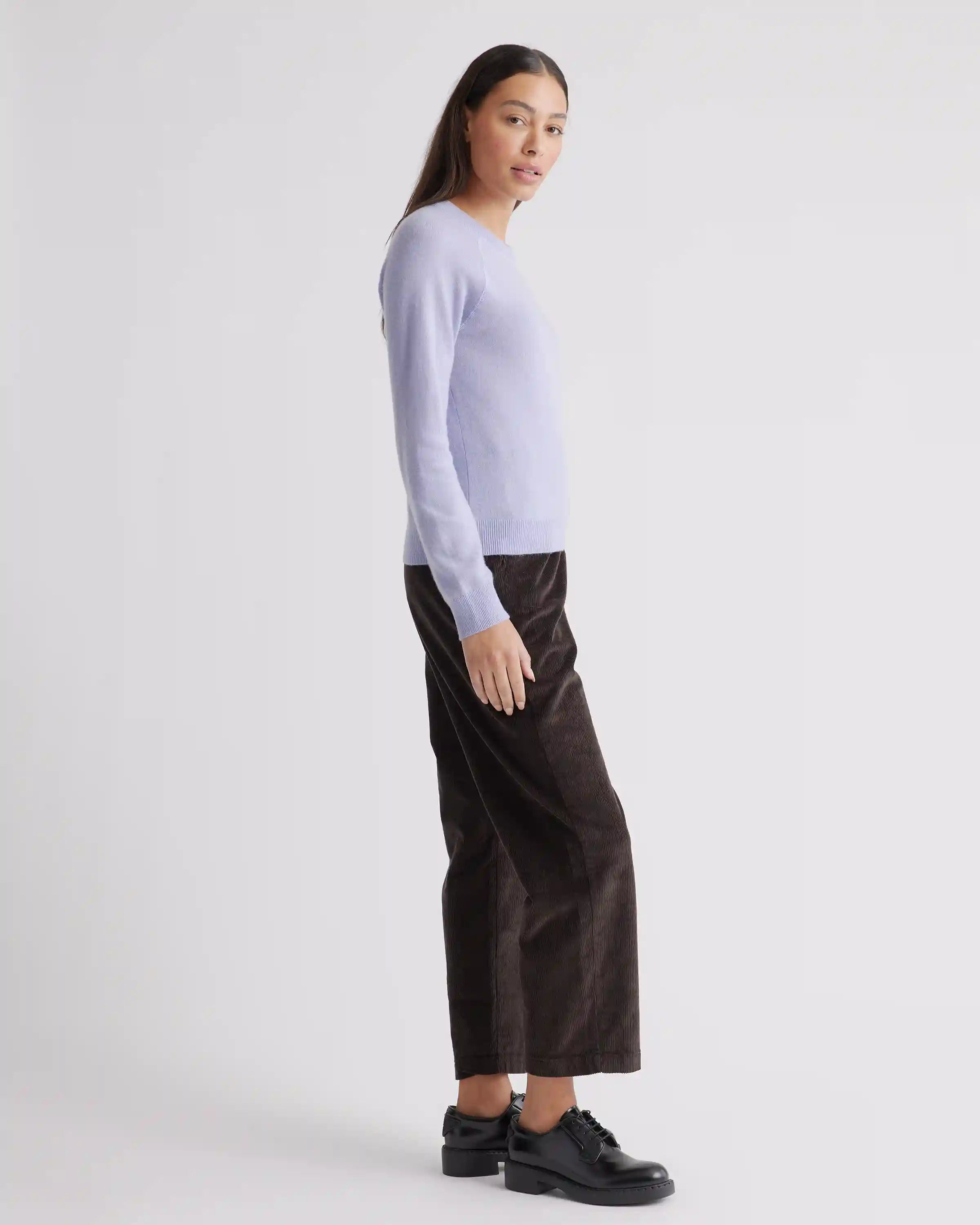 Mongolian Shrunken Cashmere Sweatshirt