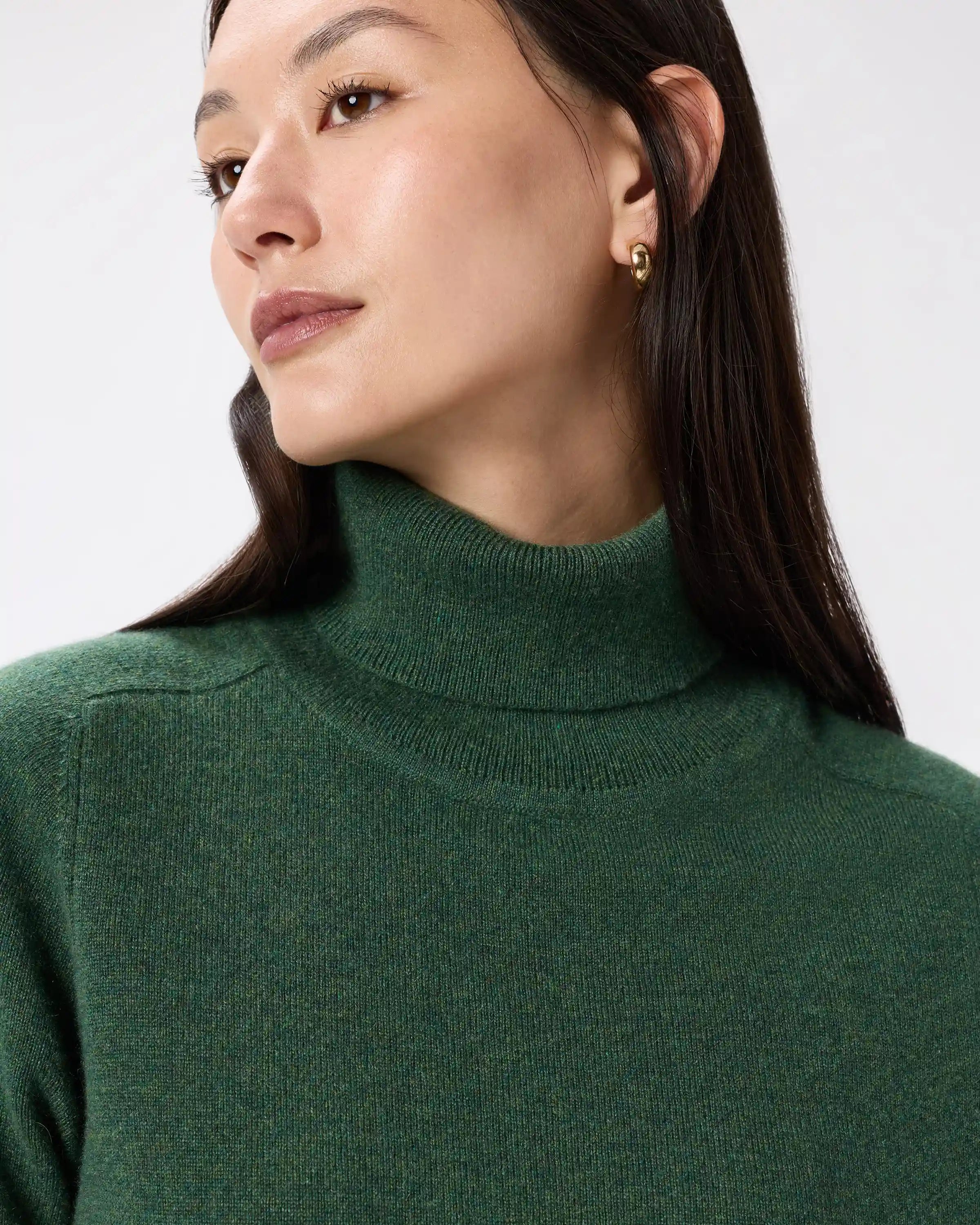 Mongolian Cashmere Turtleneck Sweater