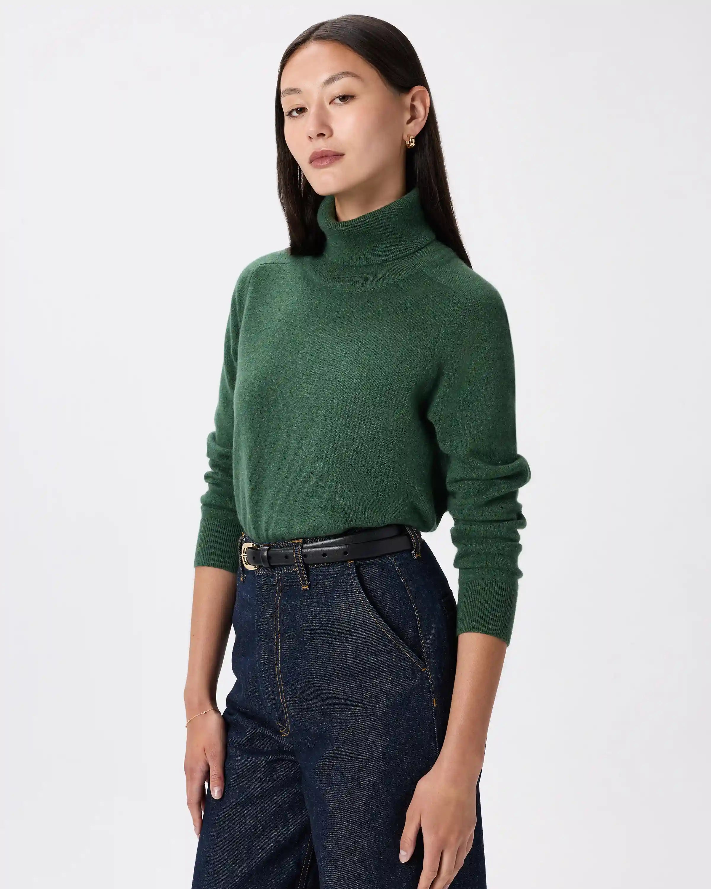 Mongolian Cashmere Turtleneck Sweater