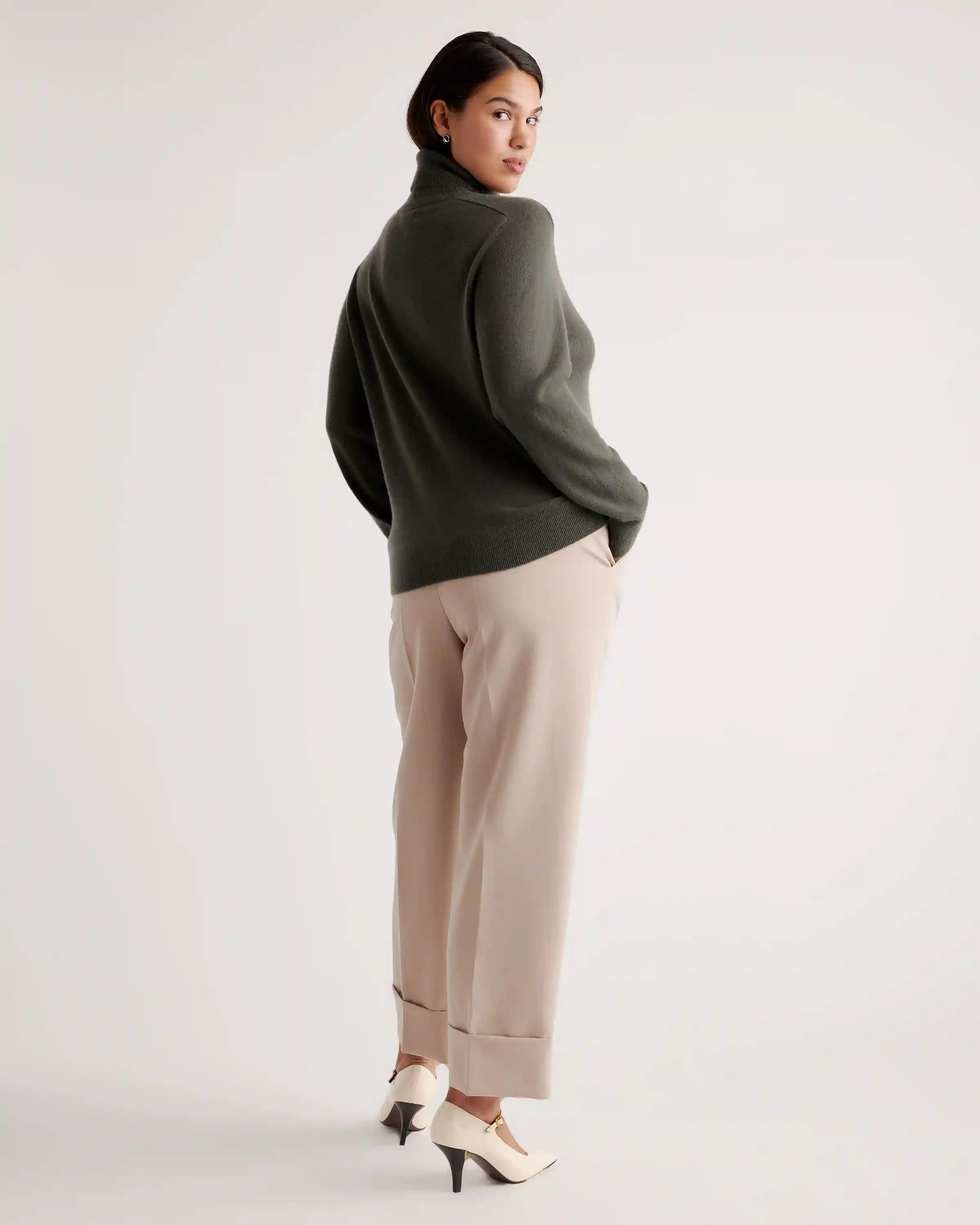 Mongolian Cashmere Turtleneck Sweater