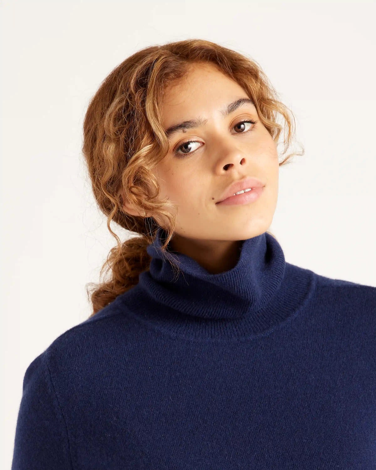 Mongolian Cashmere Turtleneck Sweater
