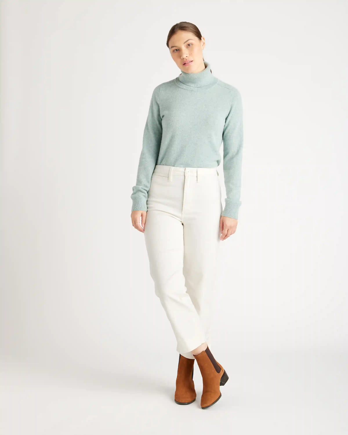 Mongolian Cashmere Turtleneck Sweater