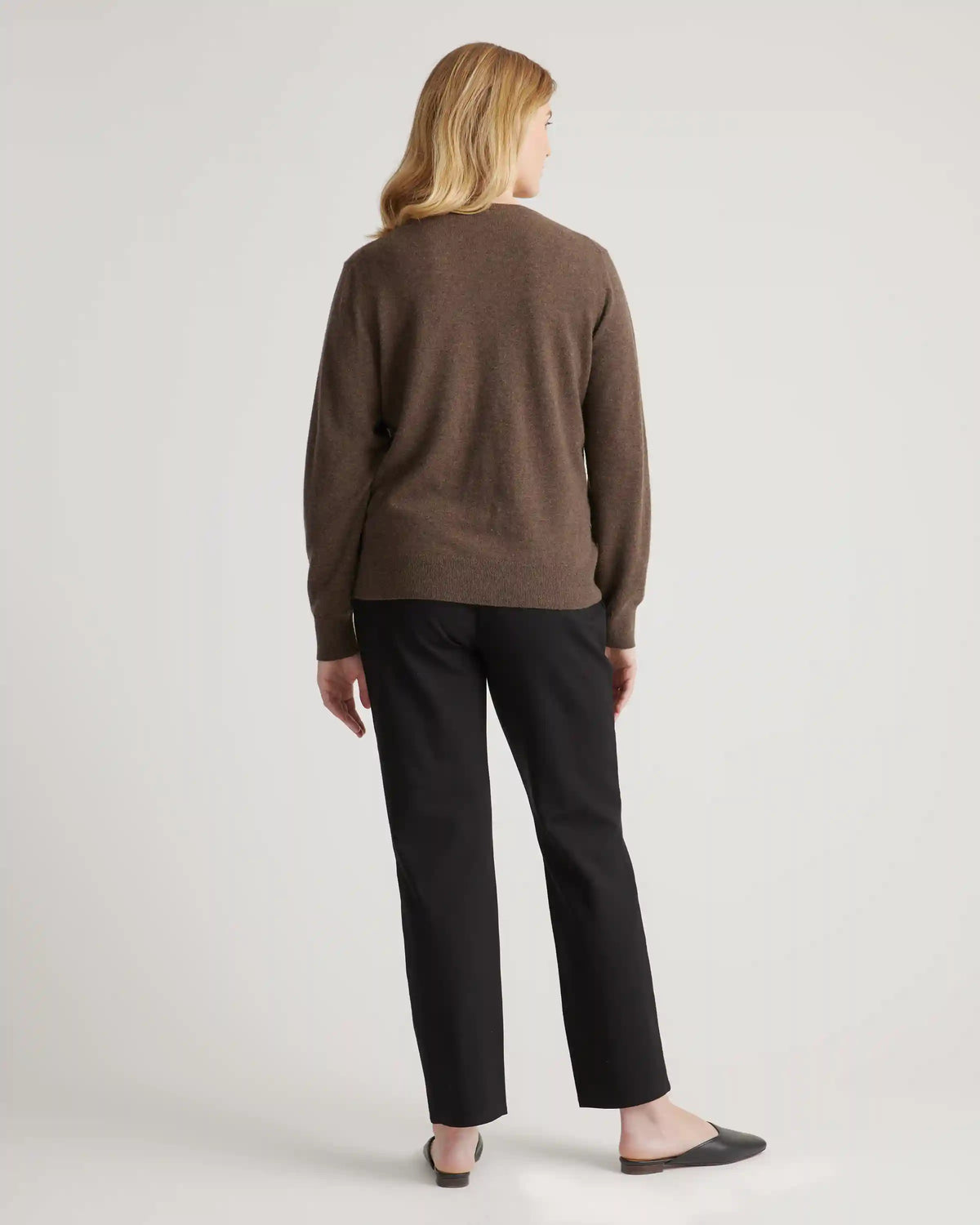 Mongolian Spring Cashmere V-Neck Sweater
