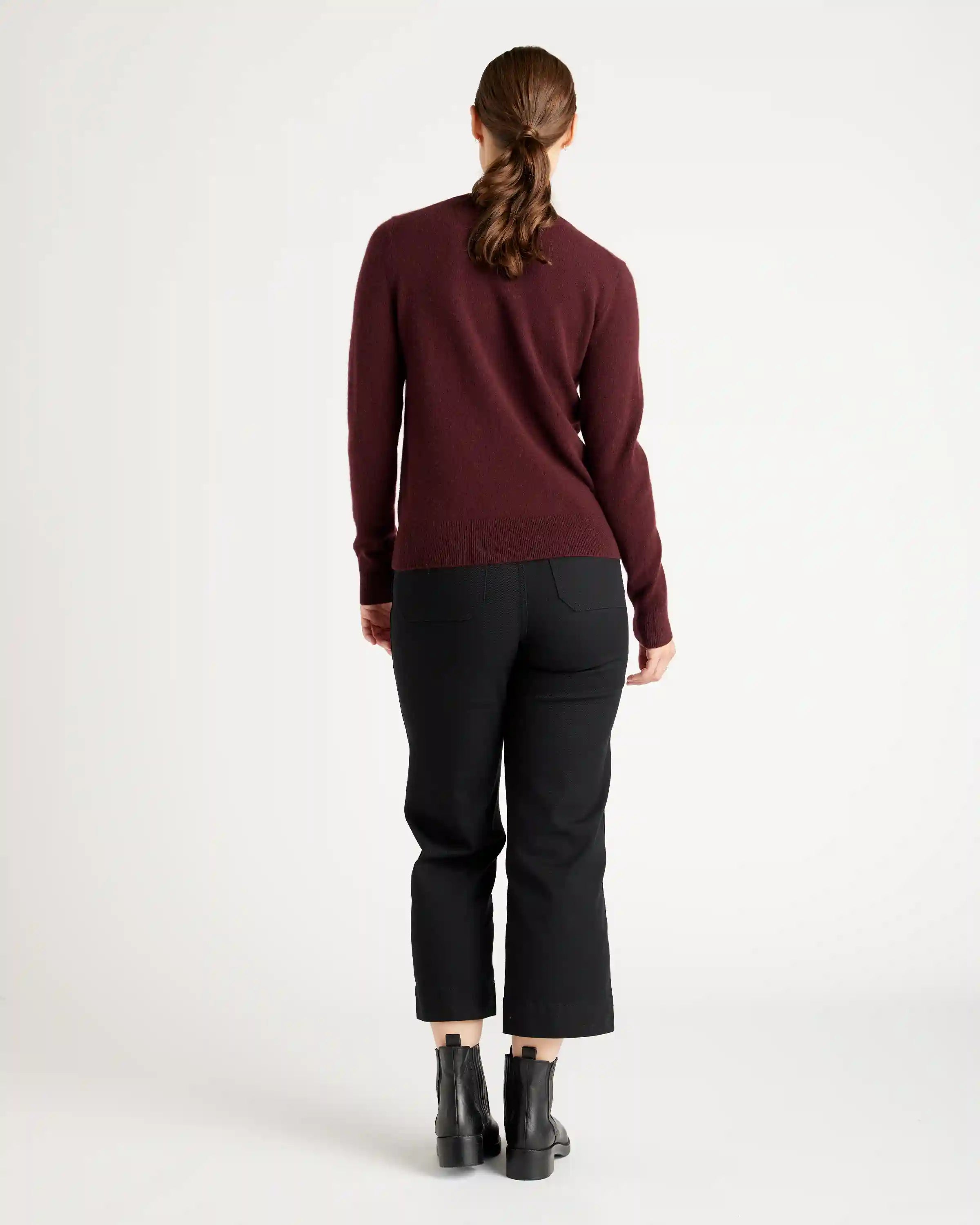 Mongolian Spring Cashmere V-Neck Sweater