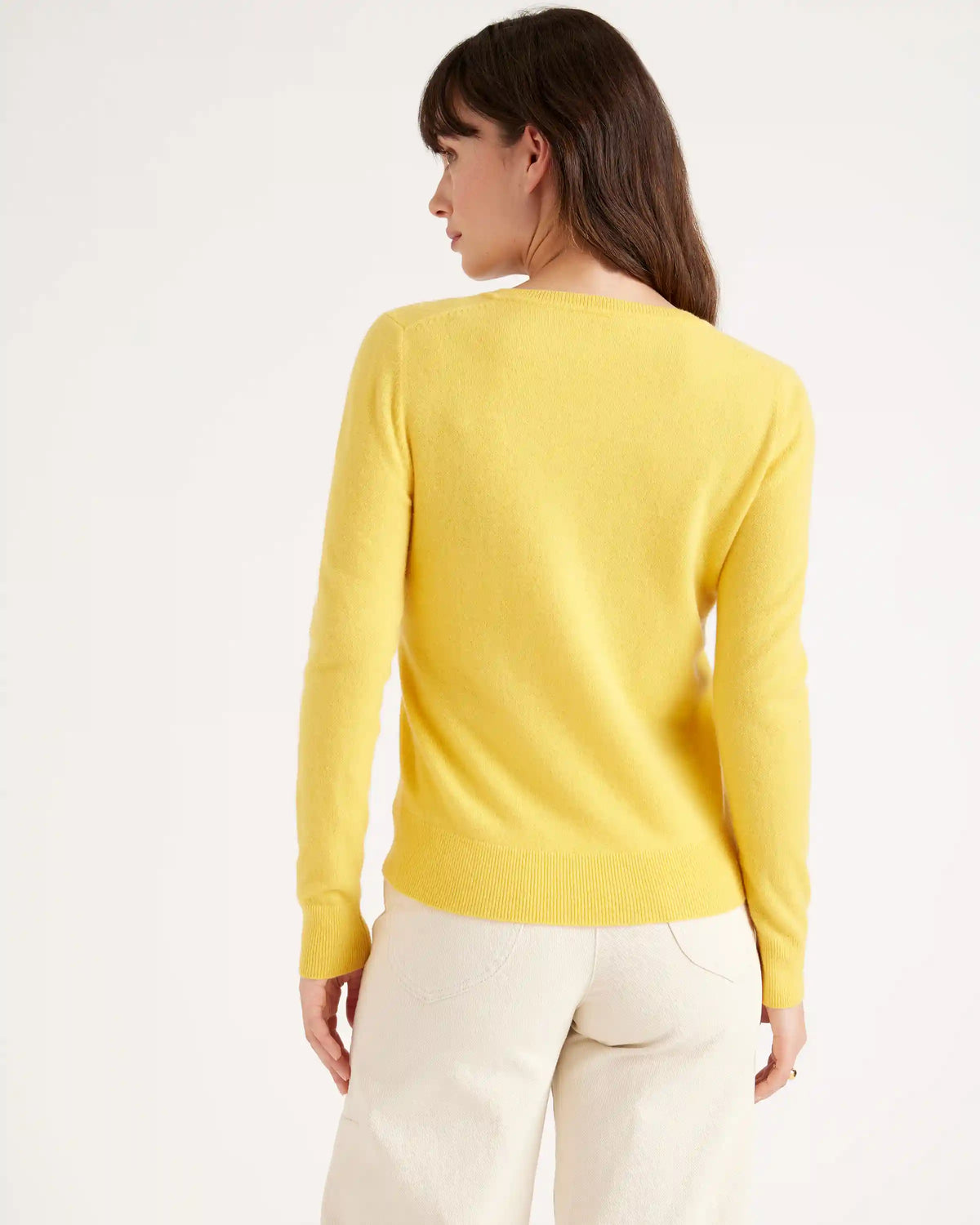 Mongolian Spring Cashmere V-Neck Sweater
