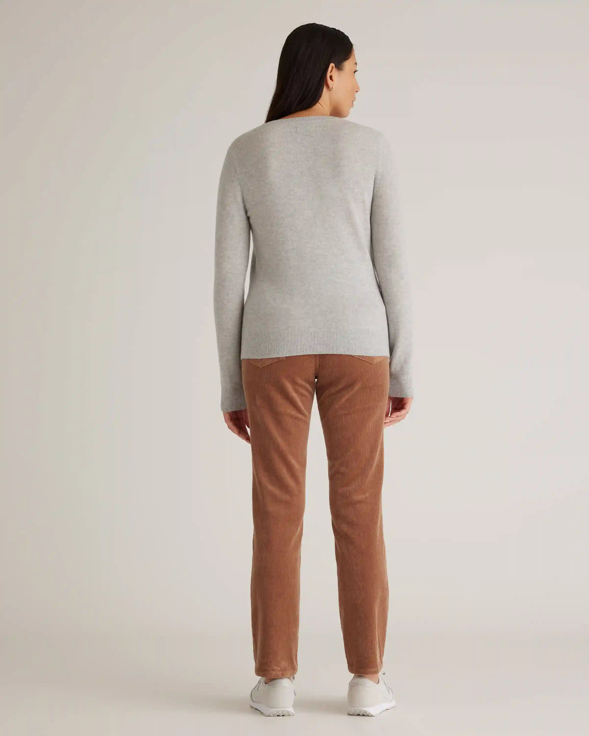 Mongolian Spring Cashmere V-Neck Sweater