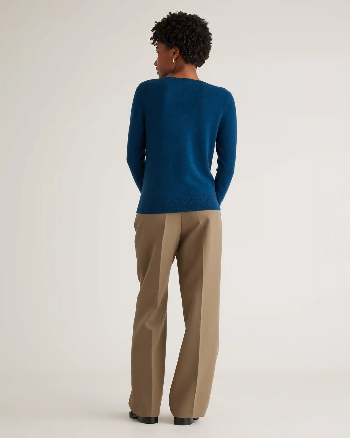 Mongolian Spring Cashmere V-Neck Sweater