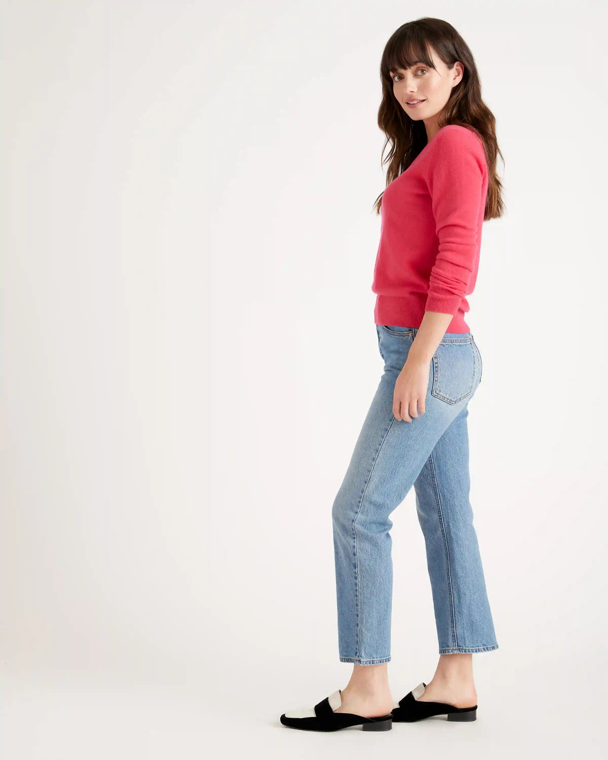 Mongolian Spring Cashmere V-Neck Sweater
