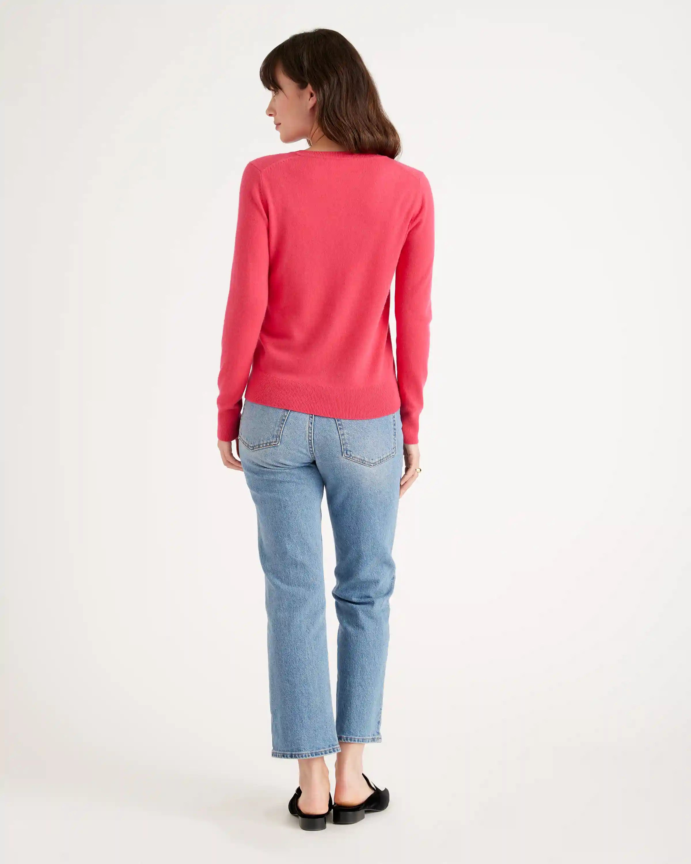 Mongolian Spring Cashmere V-Neck Sweater