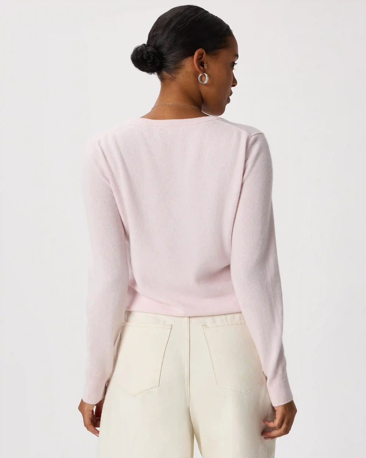 Mongolian Spring Cashmere V-Neck Sweater
