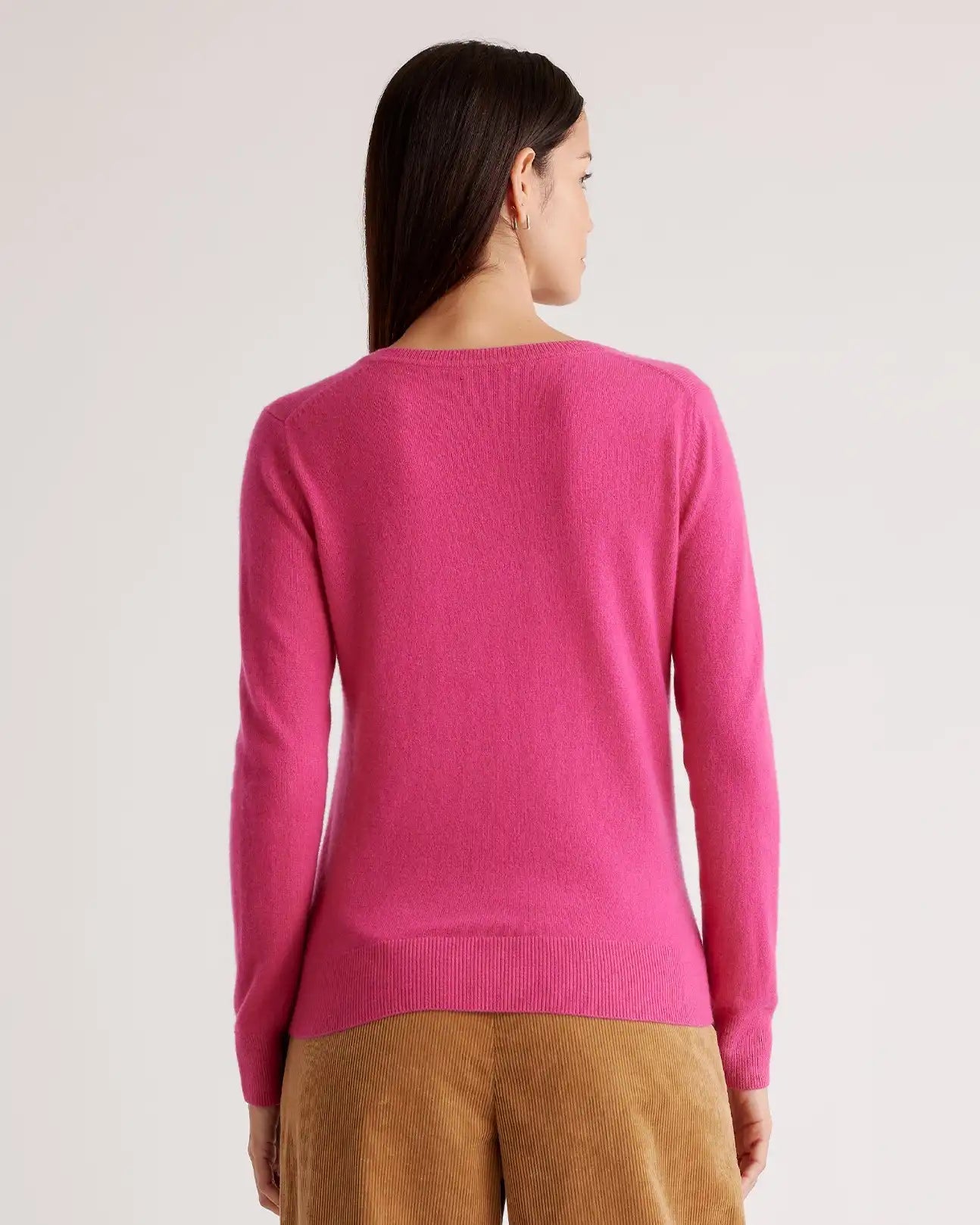 Mongolian Spring Cashmere V-Neck Sweater