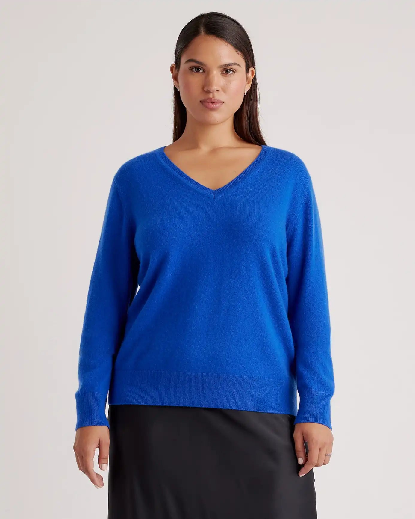 Mongolian Spring Cashmere V-Neck Sweater