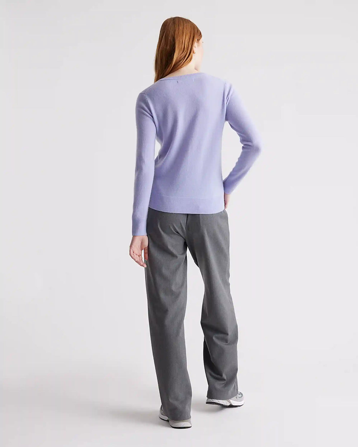 Mongolian Cashmere V-Neck Sweater