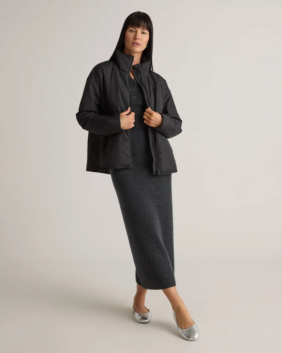Featherless Puffer Zip Jacket