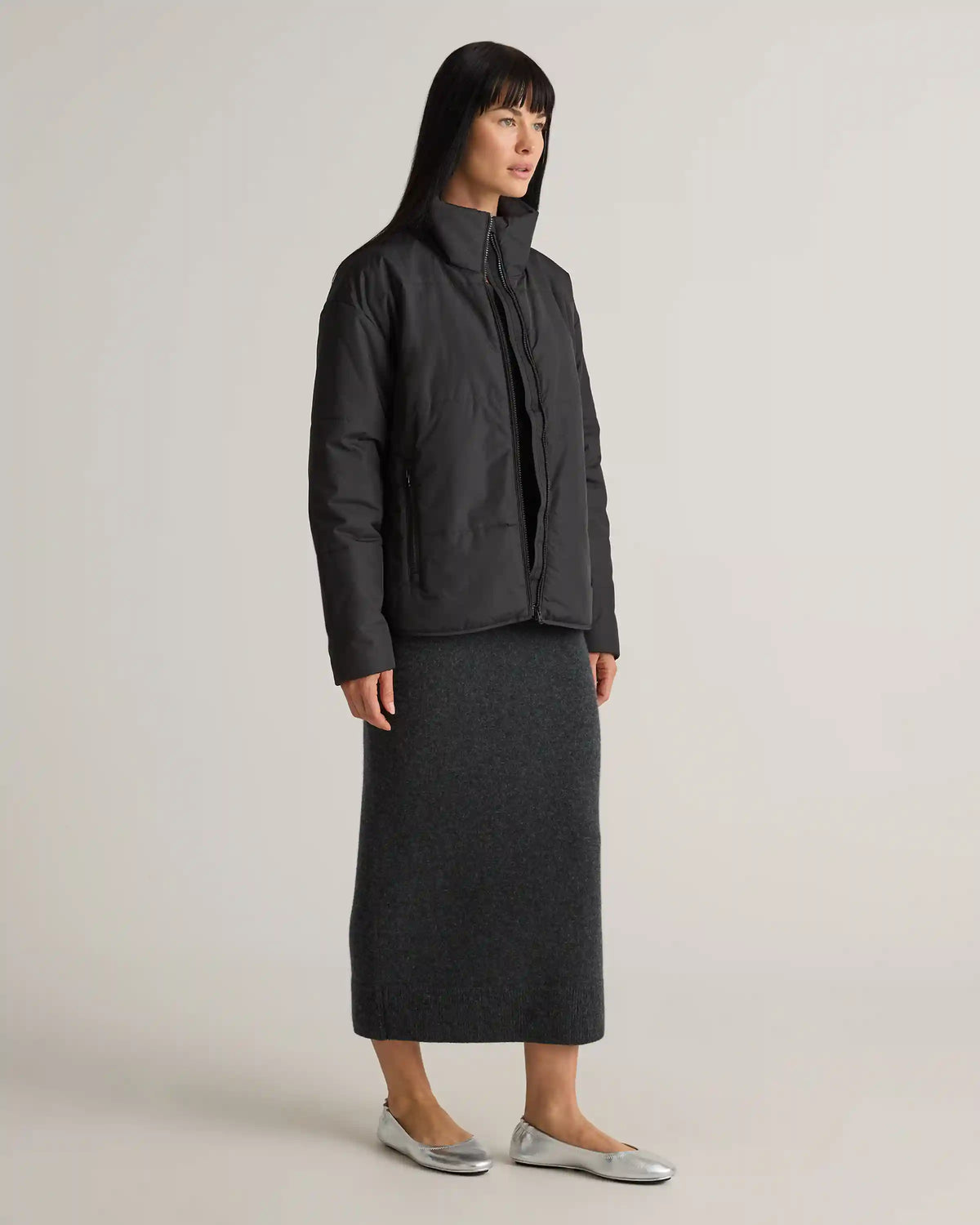 Featherless Puffer Zip Jacket