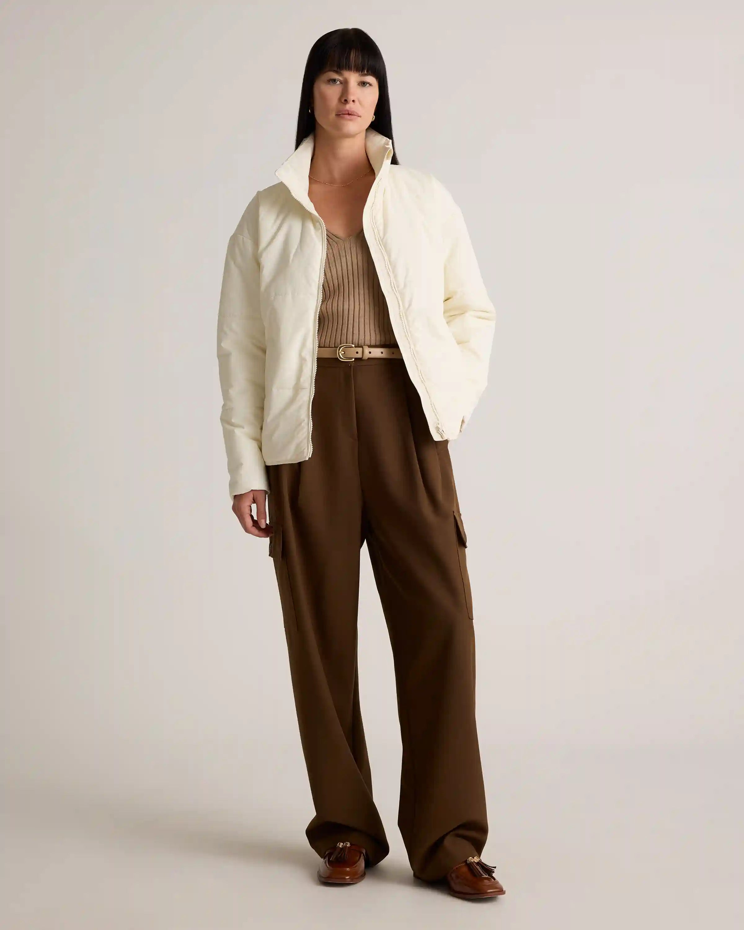 Featherless Puffer Zip Jacket