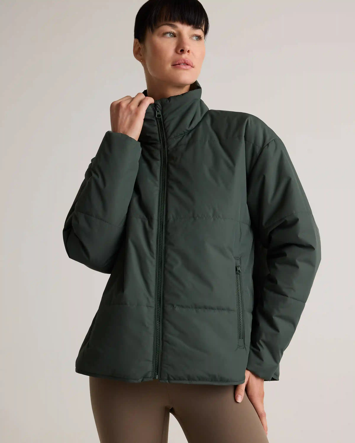 Featherless Puffer Zip Jacket
