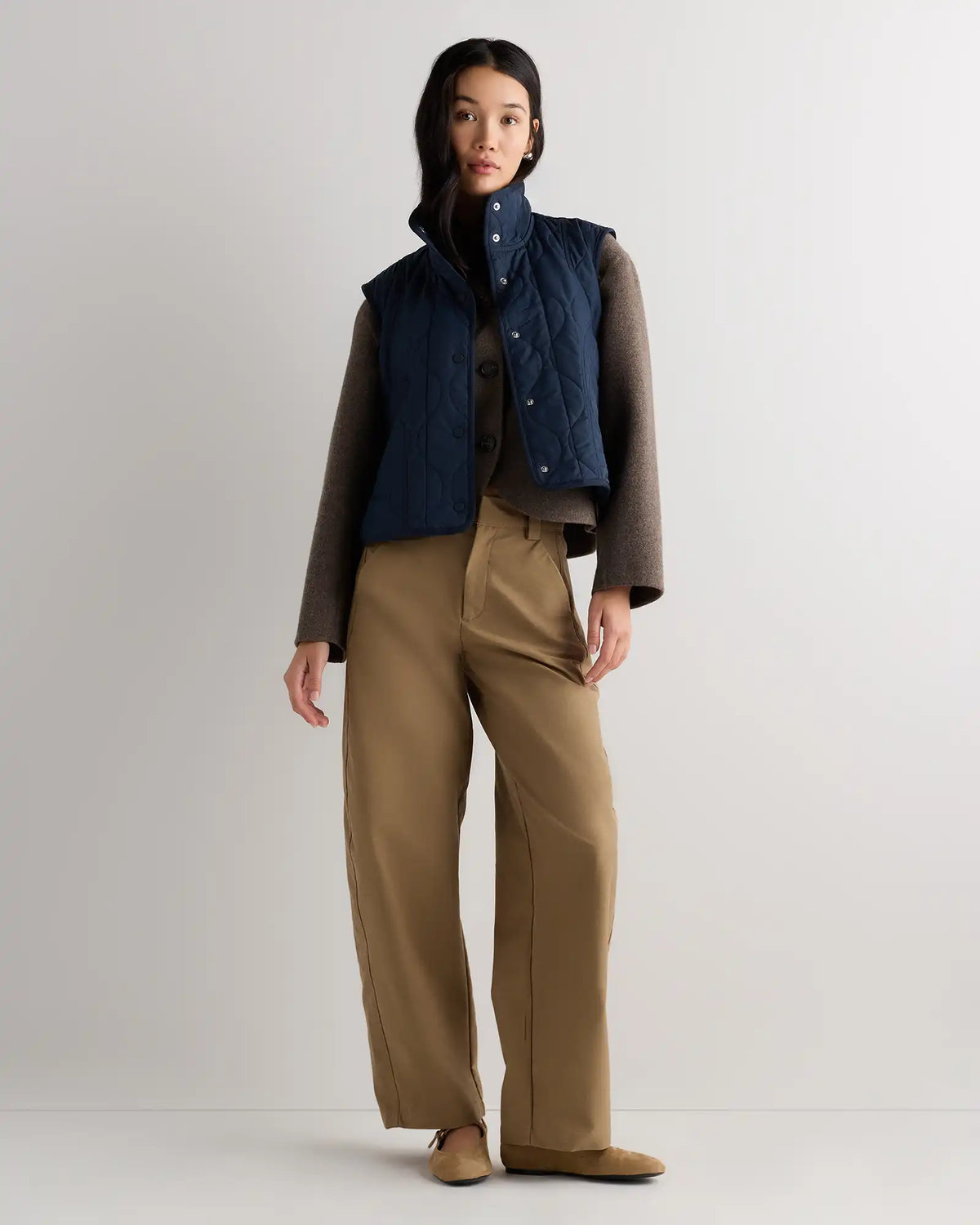 Featherless Quilted Puffer Vest