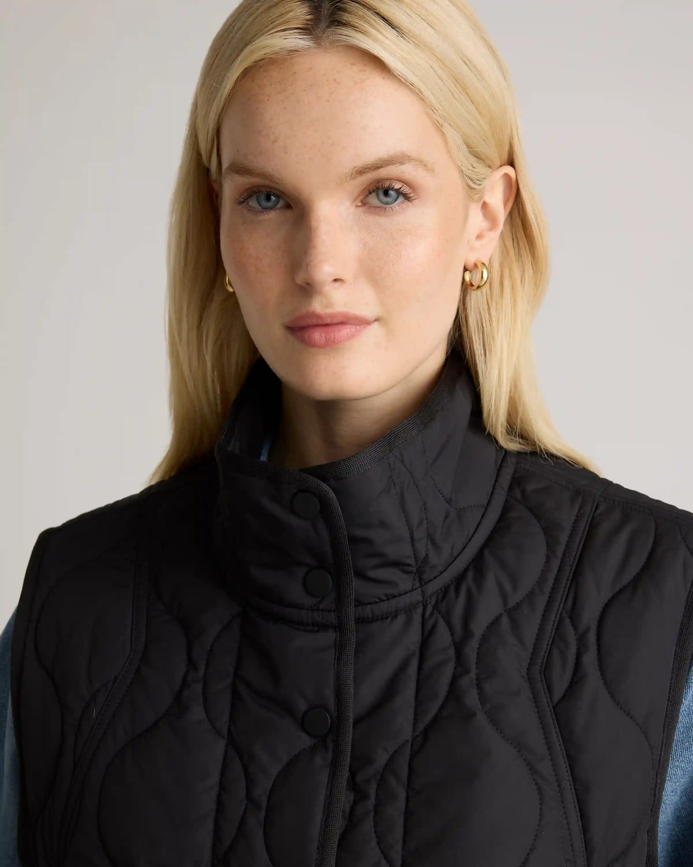 Featherless Quilted Puffer Vest