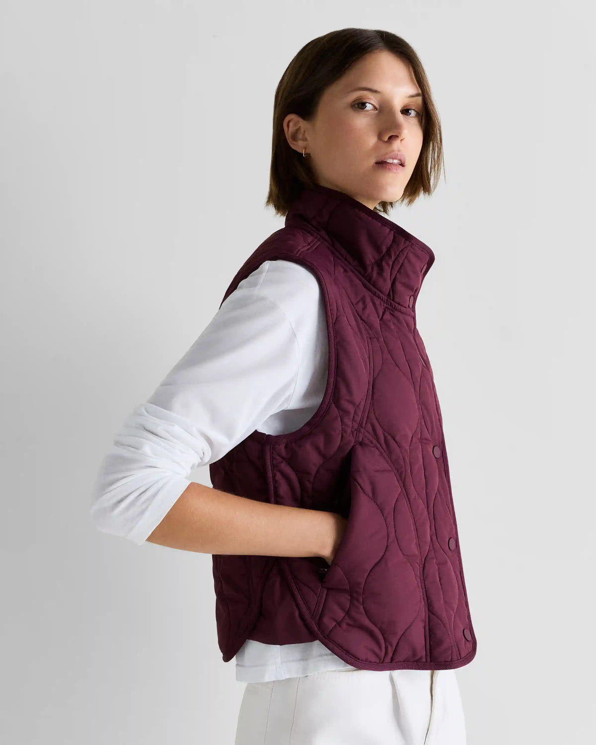 Featherless Quilted Puffer Vest