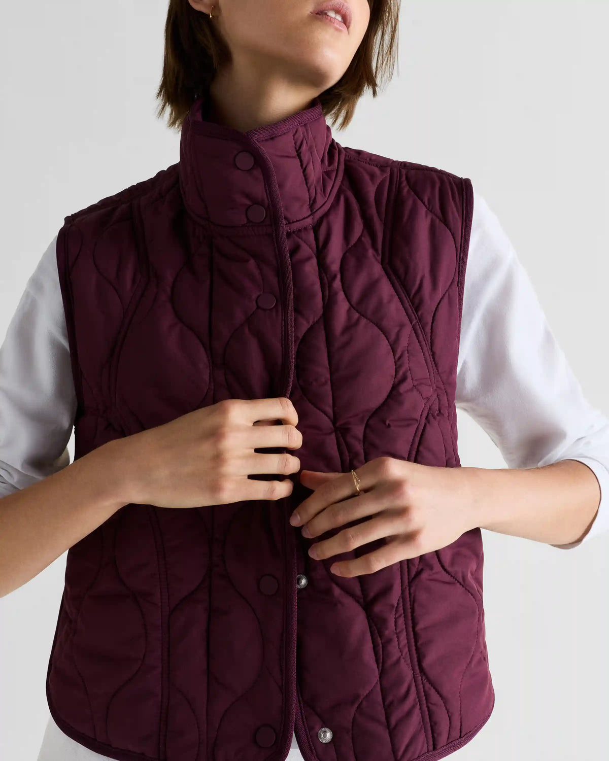 Featherless Quilted Puffer Vest