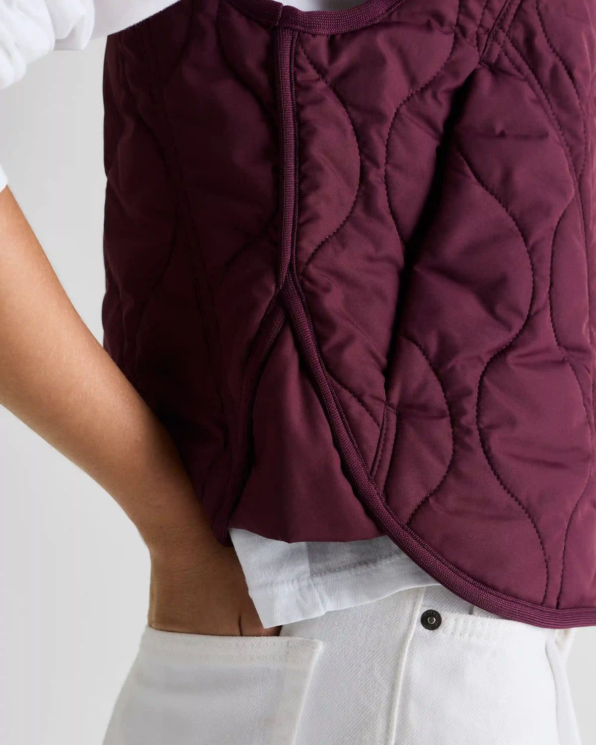 Featherless Quilted Puffer Vest