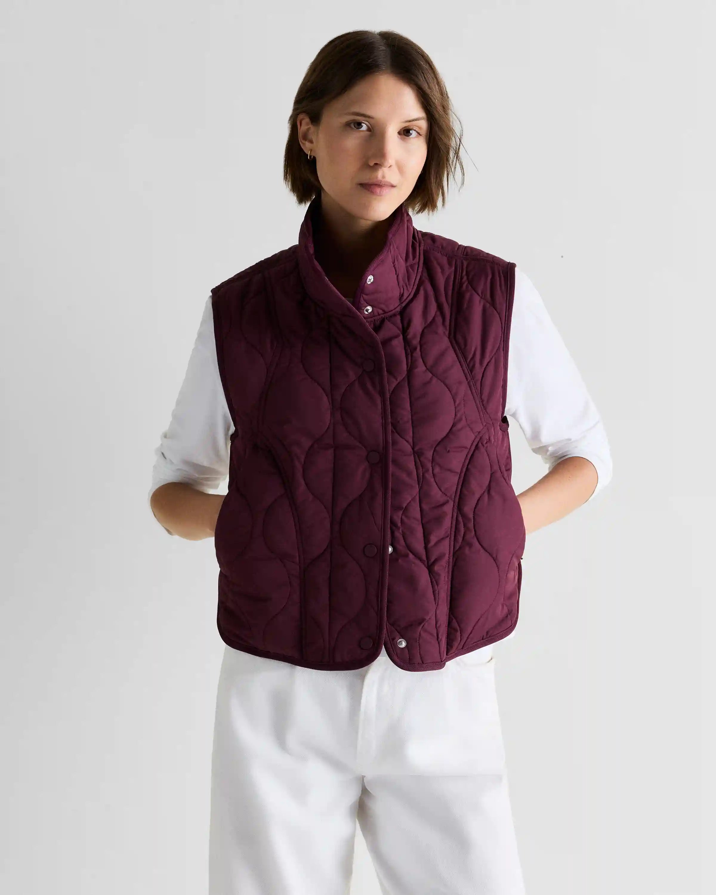 Featherless Quilted Puffer Vest