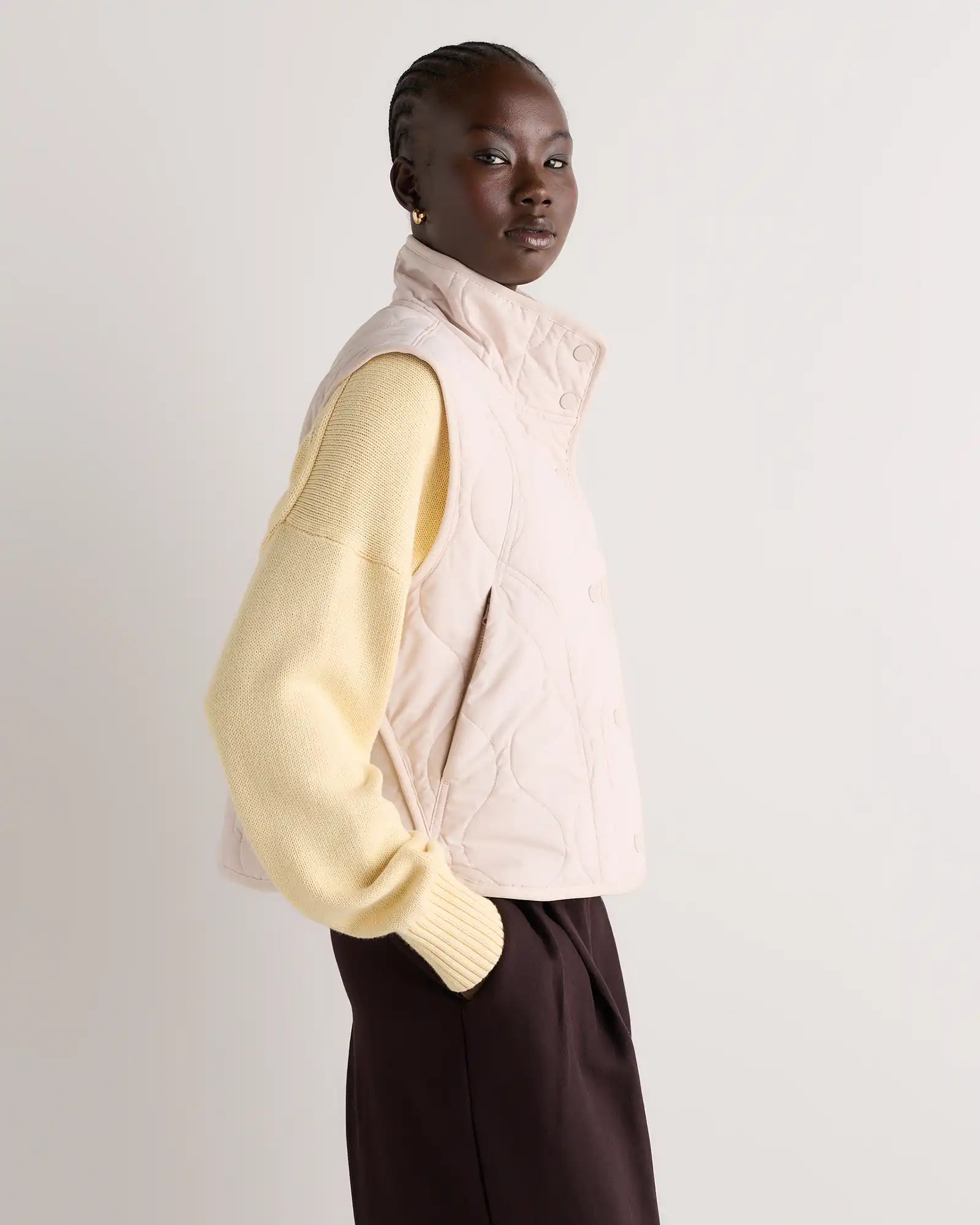 Featherless Quilted Puffer Vest