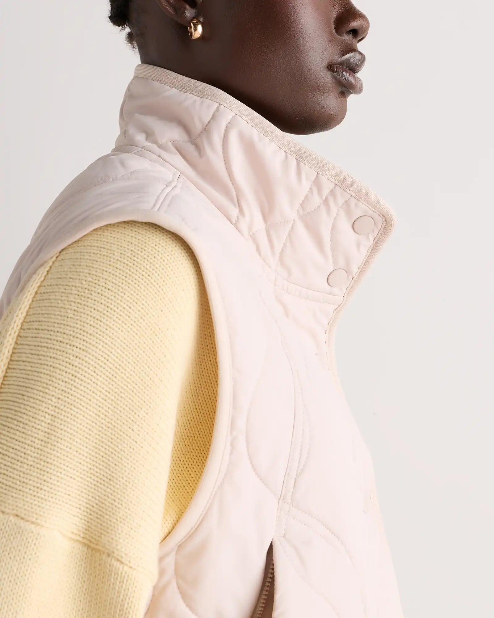 Featherless Quilted Puffer Vest