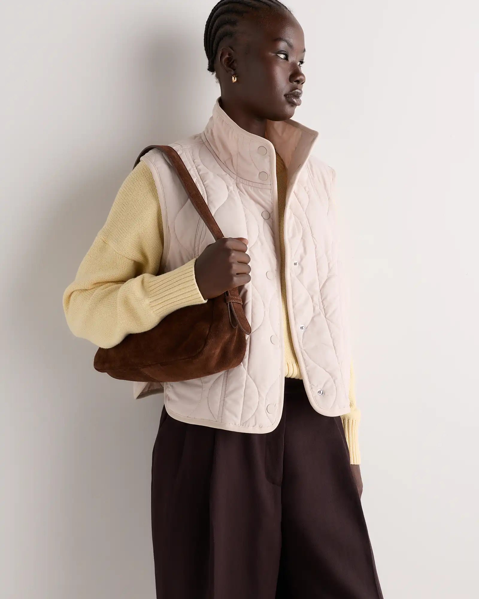 Featherless Quilted Puffer Vest