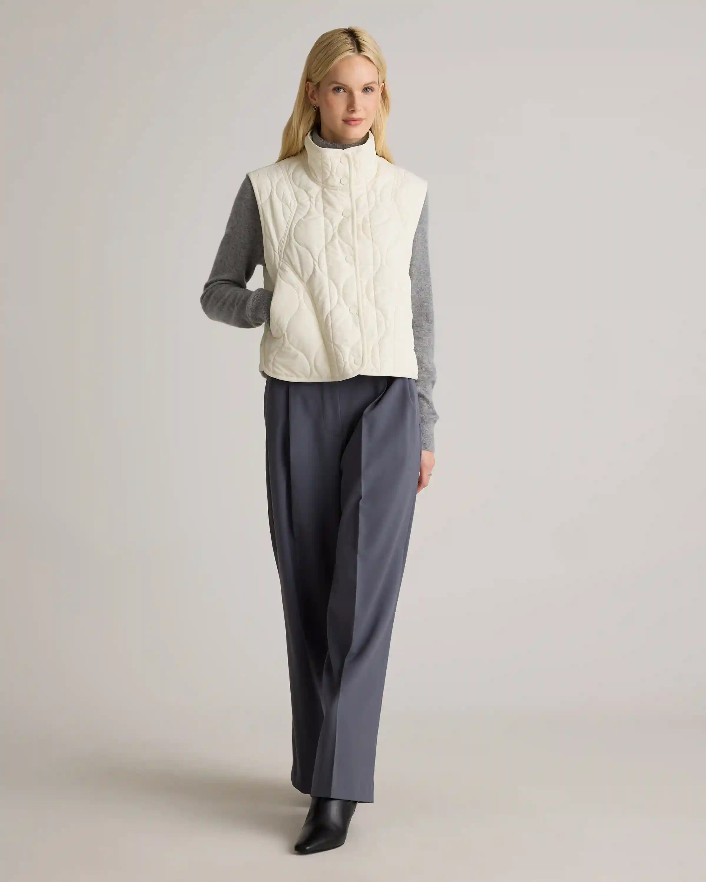 Featherless Quilted Puffer Vest