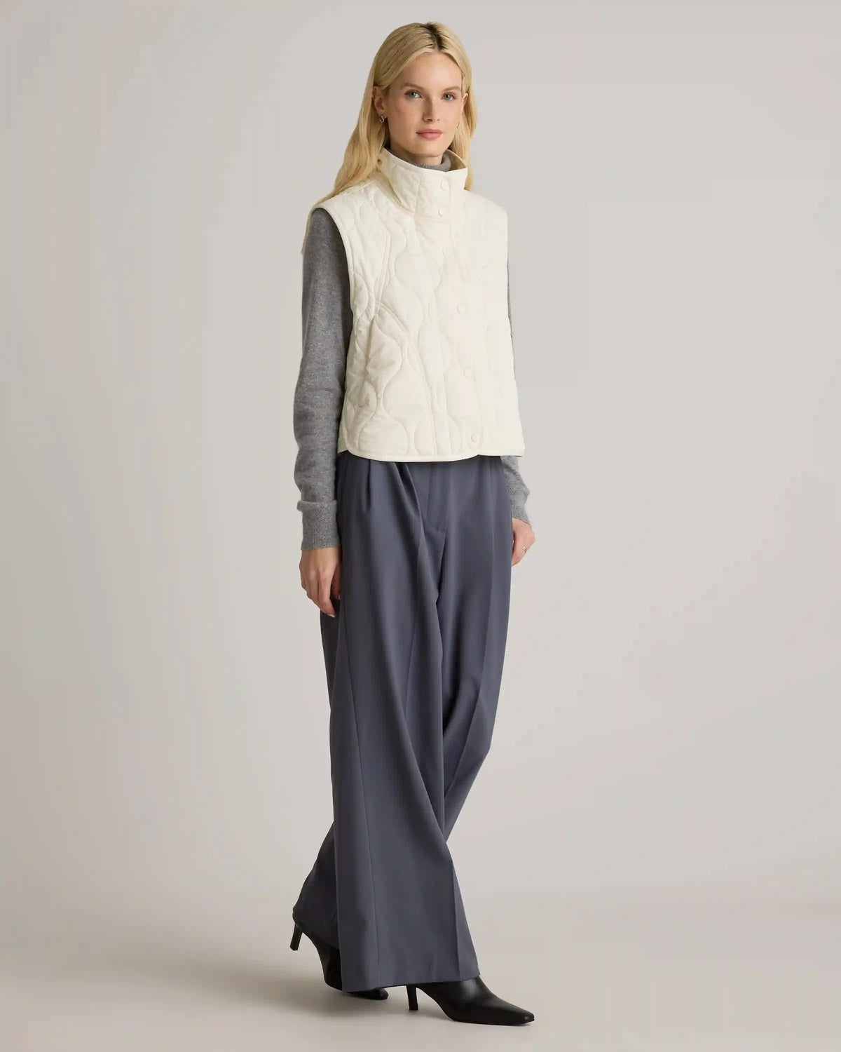 Featherless Quilted Puffer Vest