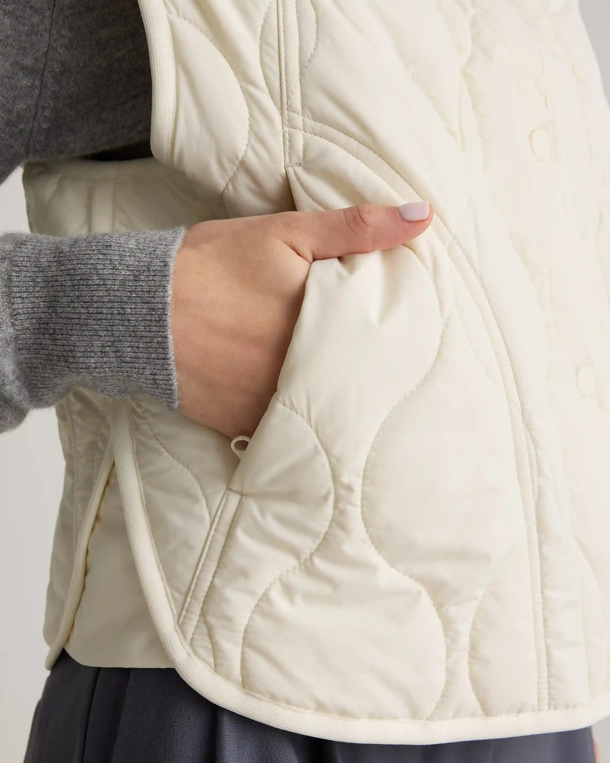 Featherless Quilted Puffer Vest