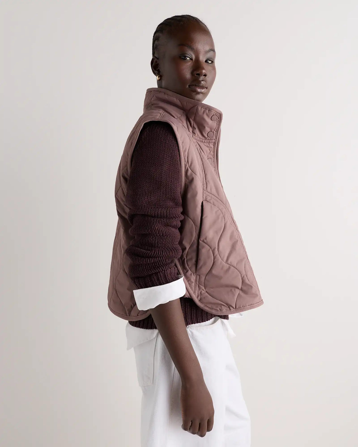 Featherless Quilted Puffer Vest