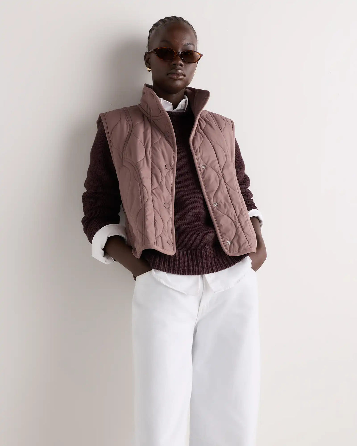 Featherless Quilted Puffer Vest