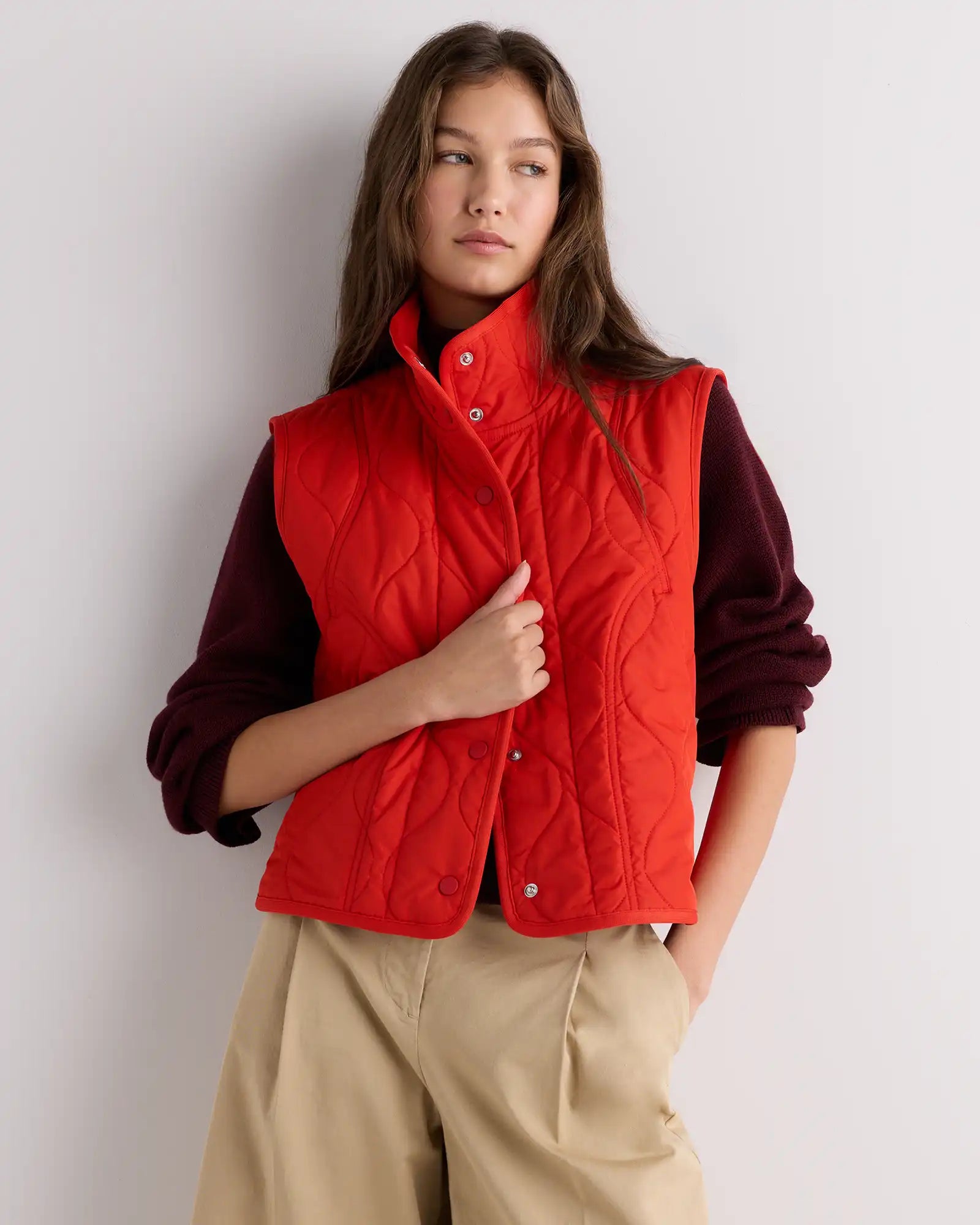 Featherless Quilted Puffer Vest